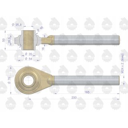 Centrinė jungties galvutė LC 360 originali Ursus