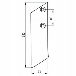 507585204 kairiojo ašmenų gaubtas 85 204