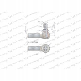 Vairo jungtis 106mm m24x1 5 1531204c1