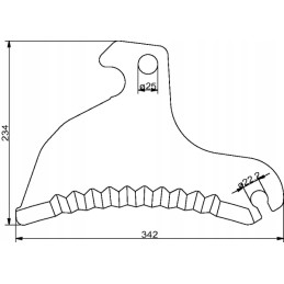 Krautuvo vagono peilis tinka Claas