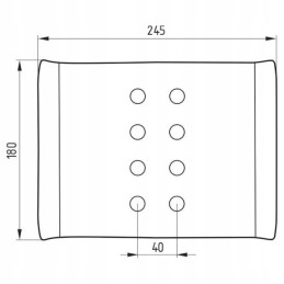 Kverneland 063601 kištuko slydimo plokštė dešinė kairė