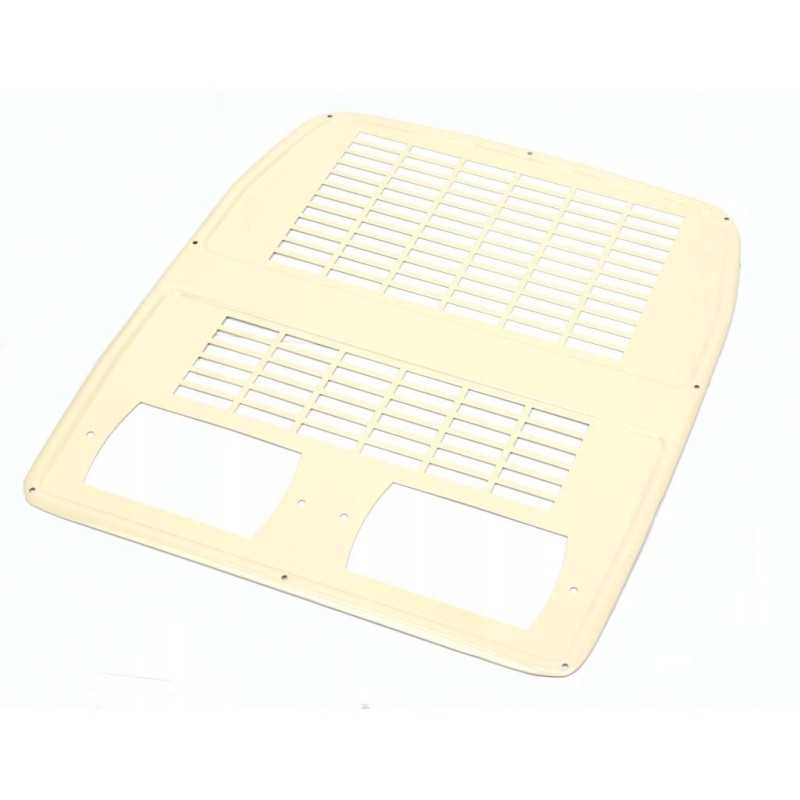 Milteliniu būdu dengtas gobtuvo tinklelis su išpjovomis l