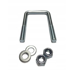 U formos varžtas, jungas, spaustukas, M12 60x110, poveržlė, veržlė