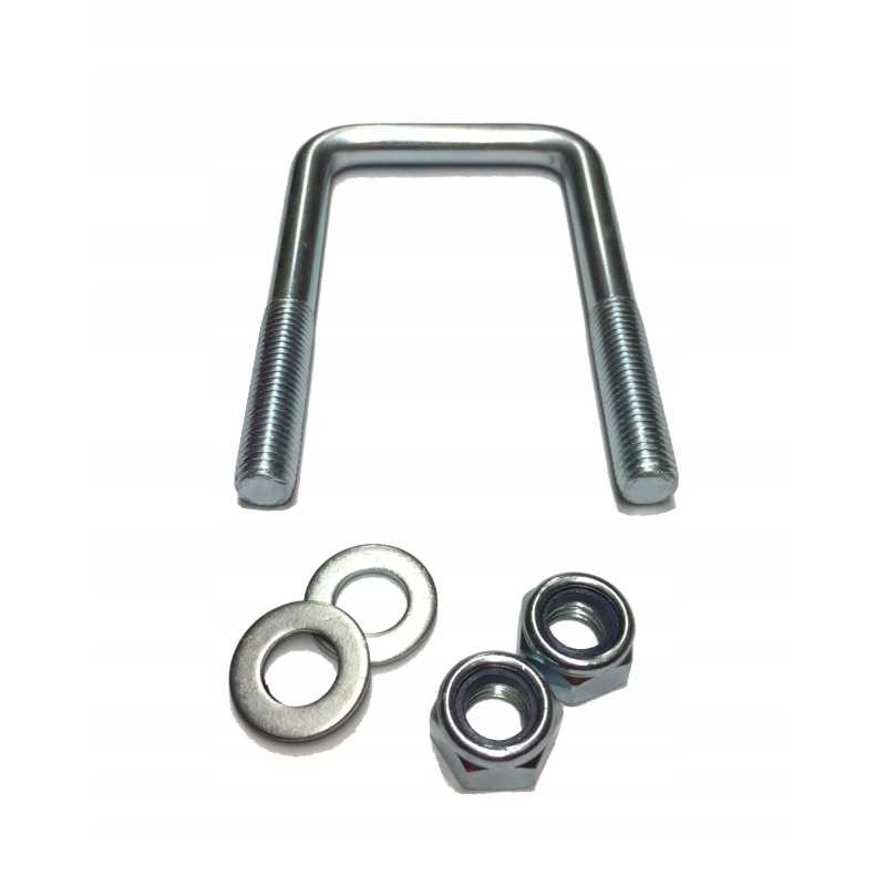 U formos varžtas, jungas, spaustukas, M12 60x110, poveržlė, veržlė