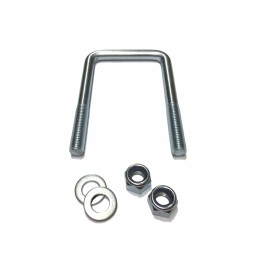 U formos varžtas, jungas, spaustukas, M12, 70x120, poveržlė, veržlė