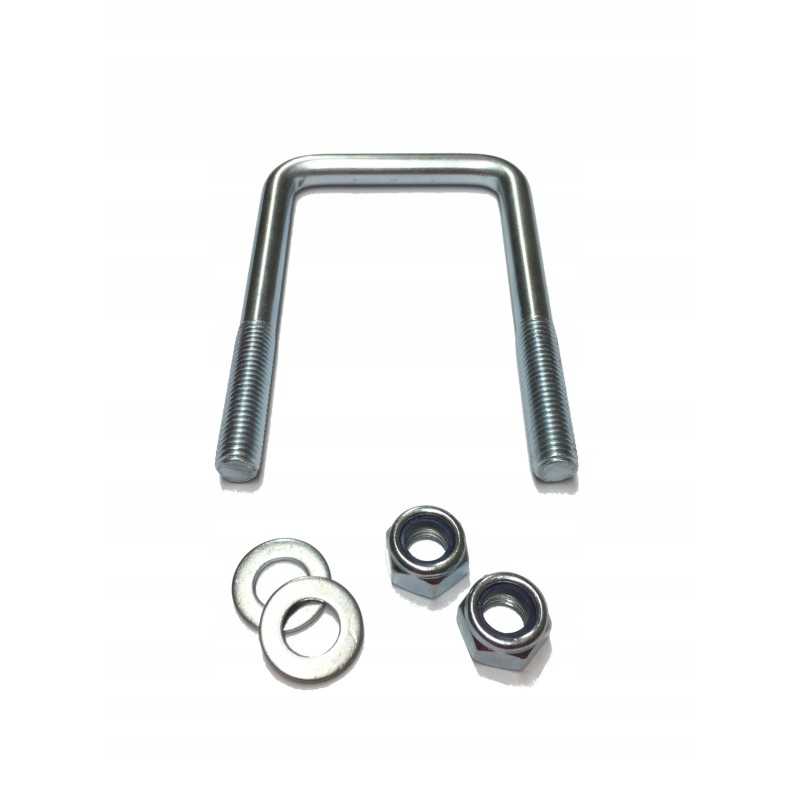 U formos varžtas, jungas, spaustukas, M12, 70x120, poveržlė, veržlė