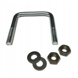 U formos varžtas, jungas, spaustukas, M10 70x70, poveržlė, veržlė