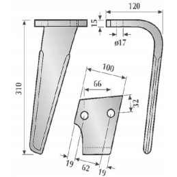 Dešiniųjų akėčių danties rabe ke1304