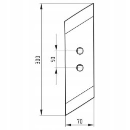 506540300079 dešiniojo ašmenų dangtelis, skirtas b 200
