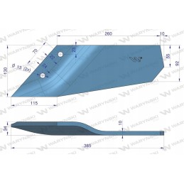 Dešinysis peilis sulenktas, Lemken Smaragd Warynski