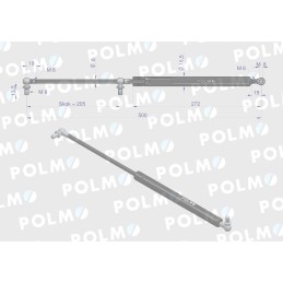Galinio lango pavara l max 500mm 3384671m1p masė