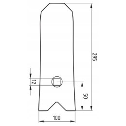 Bagažinės dangtis lb1, skirtas Lemken Moelbro 51403374395