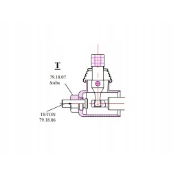 Viršutinis skirstytuvo dangtelis 40 80l su svirtimi