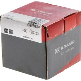 Išgaubtas noragėlių sraigtas, klasė 8 8 m10 x 60 mm su veržle