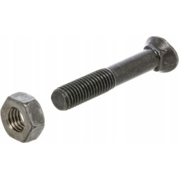 Išgaubtas noragėlių sraigtas, klasė 8 8 m10 x 60 mm su veržle