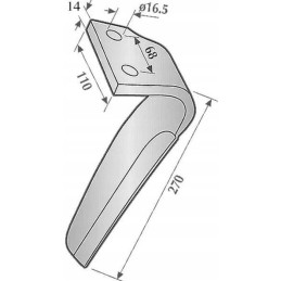 Kuhn dešinės aktyviosios akėčios dantis 52549430