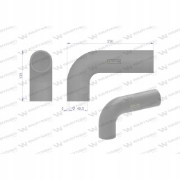 Viršutinis radiatoriaus vamzdis 3382976m1 Warynski