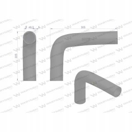 Viršutinis radiatoriaus vamzdis 3582178m1 Warynski