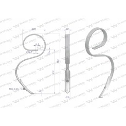 Spyruoklinis dantis 32x10 tipo Famarol Warynski