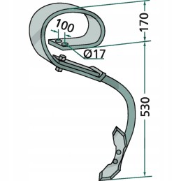 Spyruoklinių noragų komplektas su Kongskilde vibrofle noragėliais