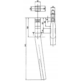 Aktyvių akėčių dantis kairysis dešinysis l 345 mm atitikimas