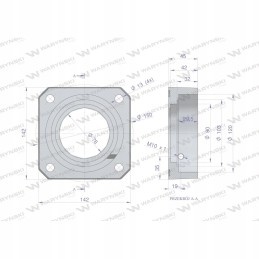 Warynski diskinio guolio korpusas
