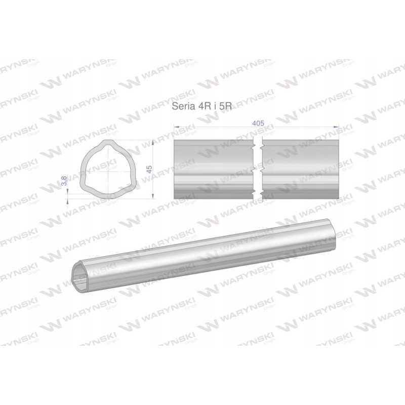 Vidinis vamzdis 4r ir 5r velenui 560 45x3 8mm 405mm