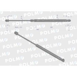 Priekinio stiklo pavara l max 480mm 9977765p nauja