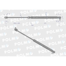 Priekinio stiklo pavara l max 500mm x80042041400