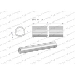 Vidinis vamzdis 6r ir 7r velenui 460 45x5 5mm 315mm
