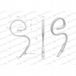 Spyruoklinis dantis 32x12 Warynski 0413