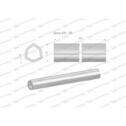 Vidinis vamzdis 6r ir 7r velenui 510 45x5 5mm 355mm