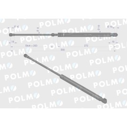 Priekinio stiklo pavara l max 500mm al78986p joh