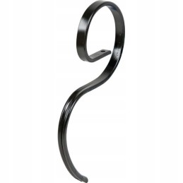 Cp1515 spyruoklinis noragas 32x12x538 mm be noragėlių