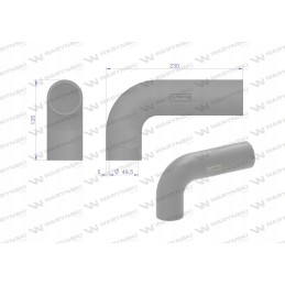 Viršutinis radiatoriaus vamzdis 3382976m1 Warynski