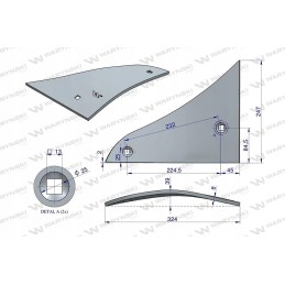 3 vagų molio prieplaukos pr 57 Unia Warynski kištukas