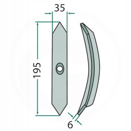 Kultivatoriaus noragas 23532 rs2978s