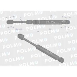 Galinio lango pavara l max 240mm 1284636c1p korpusas