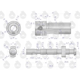 Įpurškimo siurblio stūmoklio elementas 132x58x92 c 330