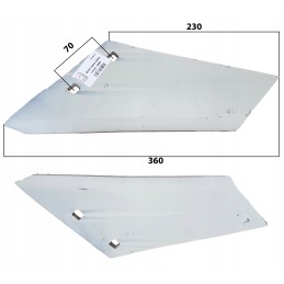 Frezė ražienų kultivatoriui Unia, kairėje