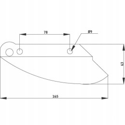 Kongskilde noragėlio antgalis 7002149320 2149320 originalus