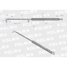 Galinio lango pavara l max 400mm 83952213p ford