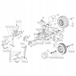 Atraminio rato įvorės kaištis Kverneland KK011633