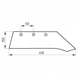 50201109010020p Paplatinti peiliai Atlas plūgui