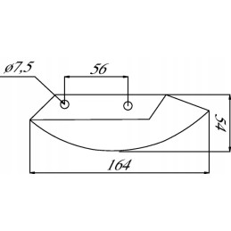 Stegsted eilinės sėjamosios noragėlių smaigalys