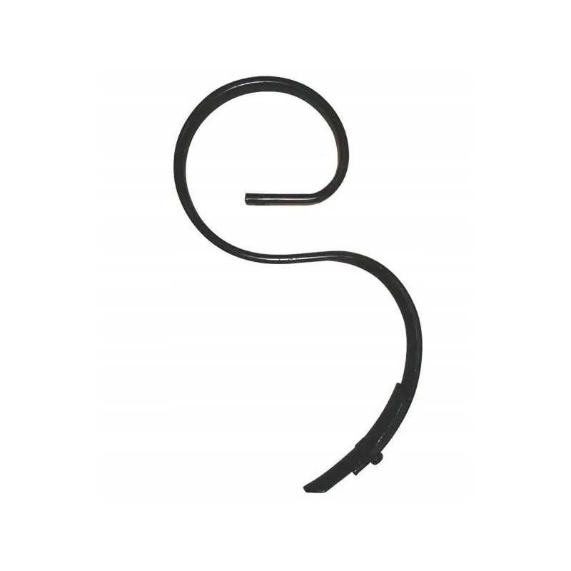 Kultivatoriaus spyruoklinis dantis su 32x12mm cp5012 kaltu