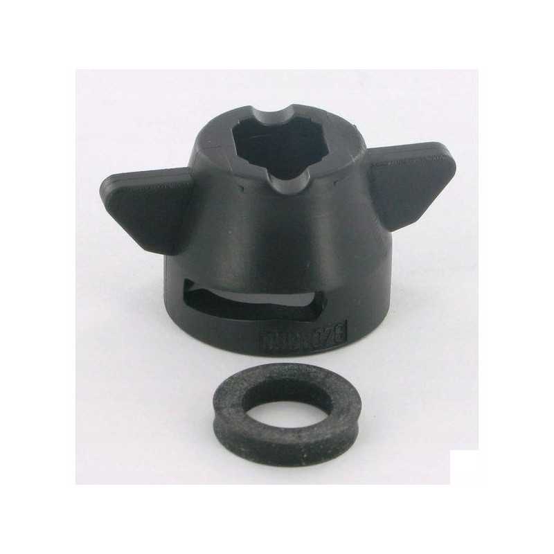 Purškimo dangtelis 8 mm juodas 0900785600401