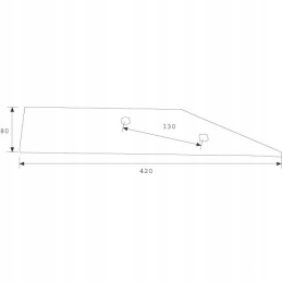 Ilgas priekinis peilis rabe vp202o 27080702 pl