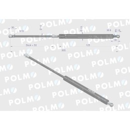 Durų pavara l max 205mm 81878231p ford polmo