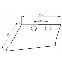Dešinysis universalus skimerio peilis 507419114
